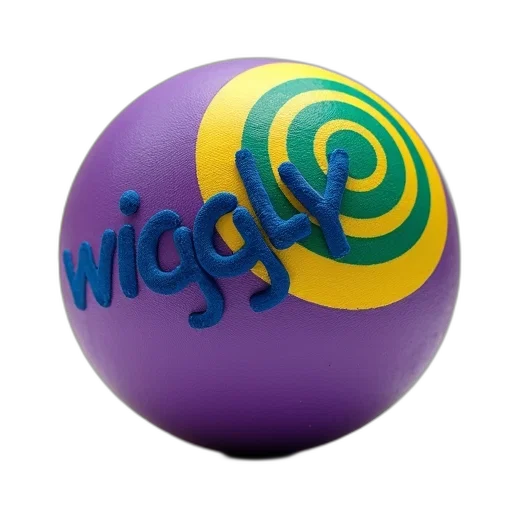 3d render, purple, yellow, ball transparent PNG cut-out