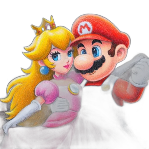 crown, dress, weapon, 3d render transparent PNG cut-out