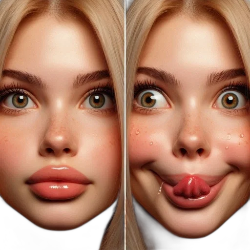 face, mask, photorealistic, 3d render transparent PNG cut-out