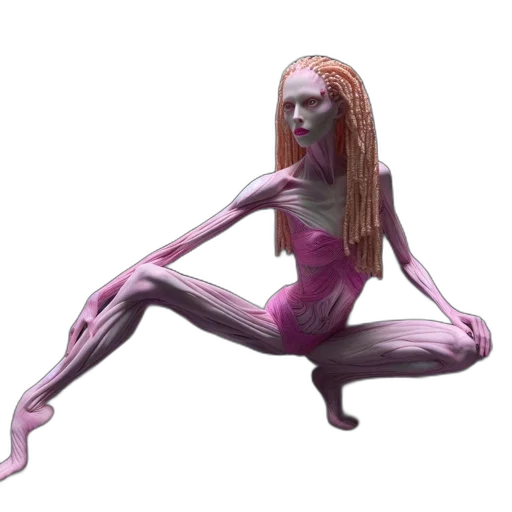 creature, hair, animal, robot transparent PNG cut-out
