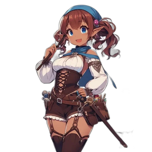 staff, weapon, sword, dress transparent PNG cut-out