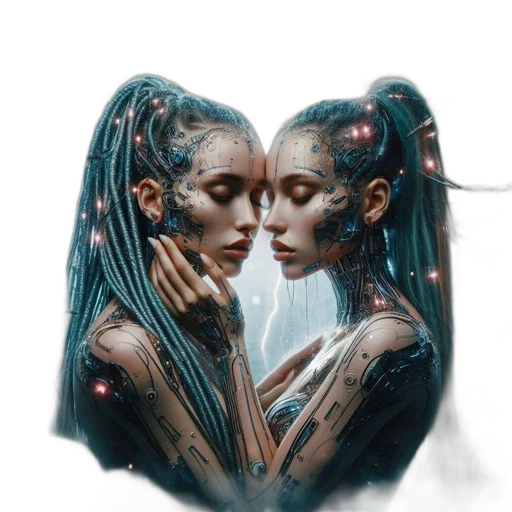 robot, mask, face, cyberpunk transparent PNG cut-out