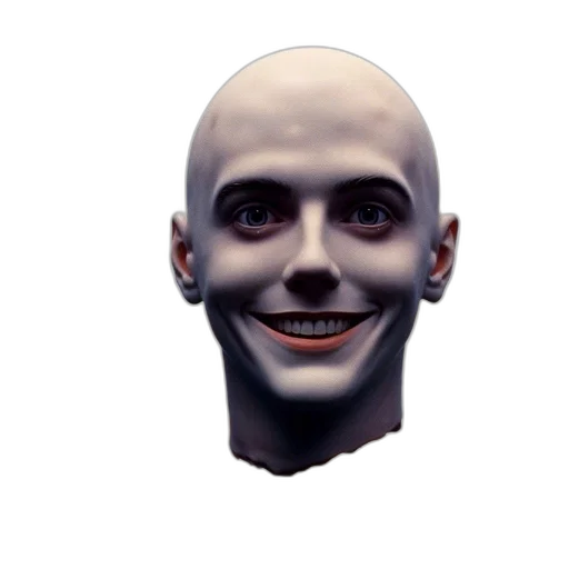 face, mask, robot, creature transparent PNG cut-out