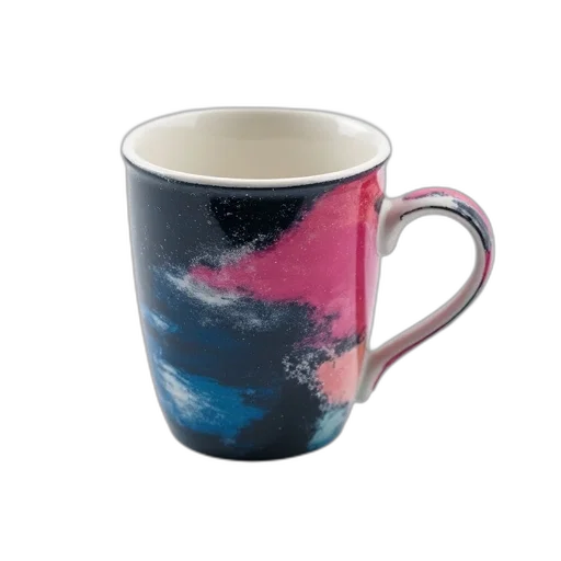 photorealistic, vaporwave, outer space, white transparent PNG cut-out