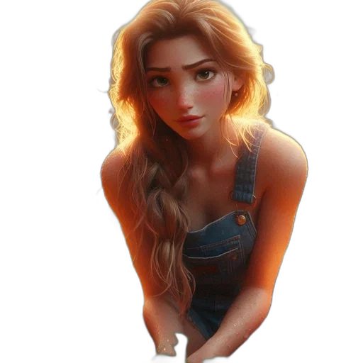 dress, face, jewelry, fantasy art transparent PNG cut-out