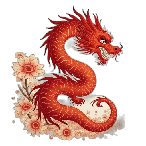 dragon, staff, fantasy art, concept art transparent PNG cut-out