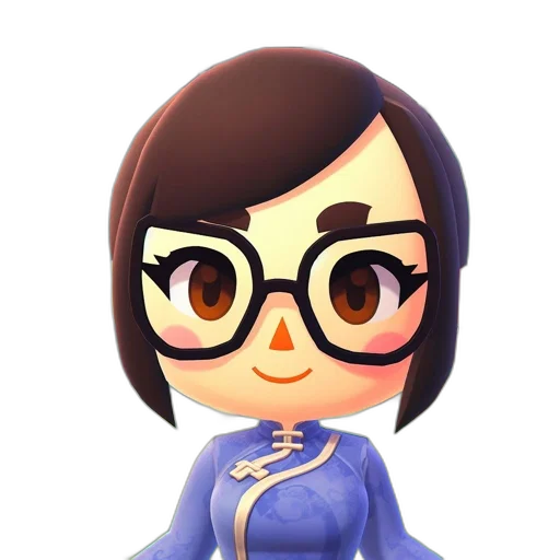 staff, dress, 3d render, cartoon transparent PNG cut-out