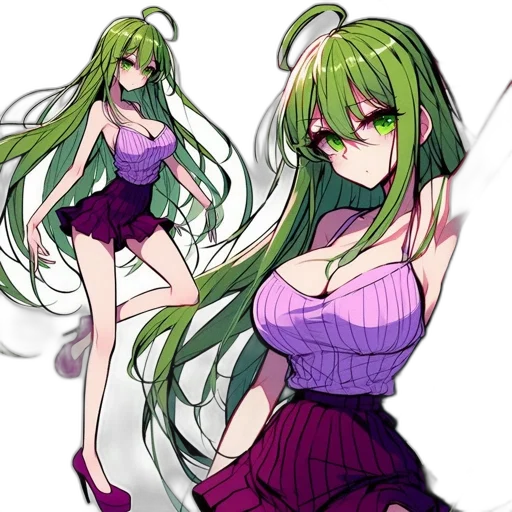 dress, anime, pixel art, concept art transparent PNG cut-out