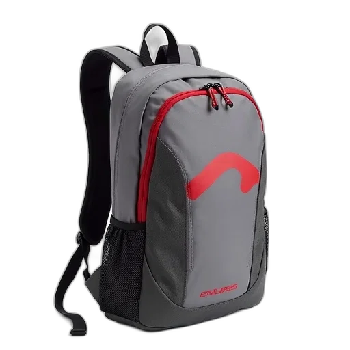 jacket, 3d render, grey, red transparent PNG cut-out