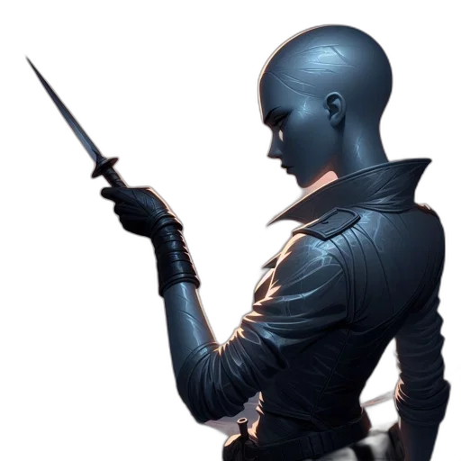 staff, sword, weapon, jacket transparent PNG cut-out