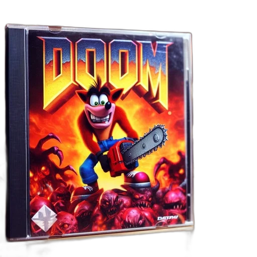 doom, video, game, box transparent PNG cut-out