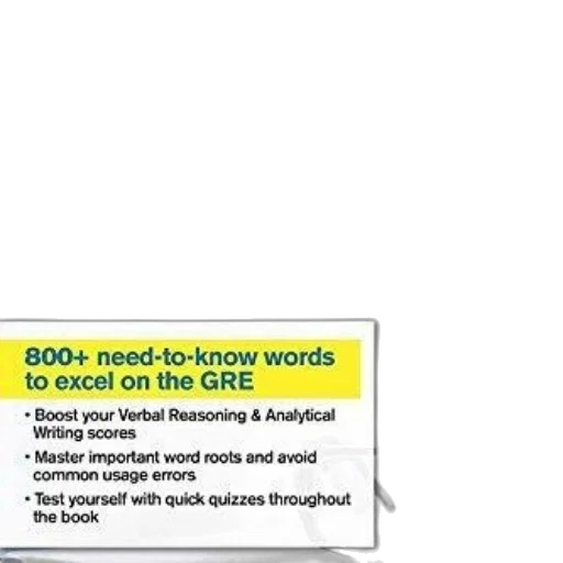 gre, power, vocab, book transparent PNG cut-out