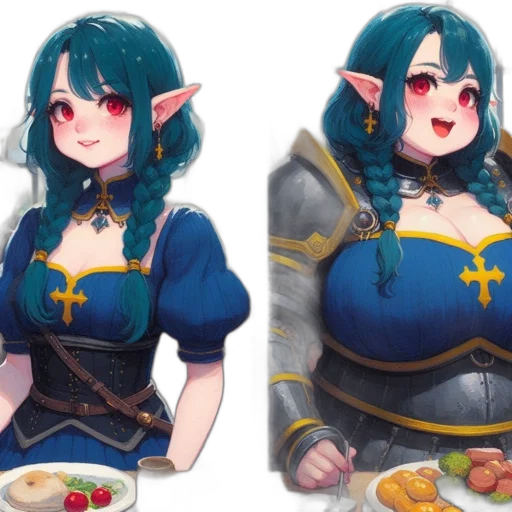 food, dress, concept art, fantasy art transparent PNG cut-out