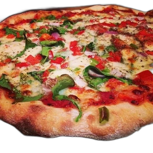 food, 3d render, photorealistic, pizza transparent PNG cut-out