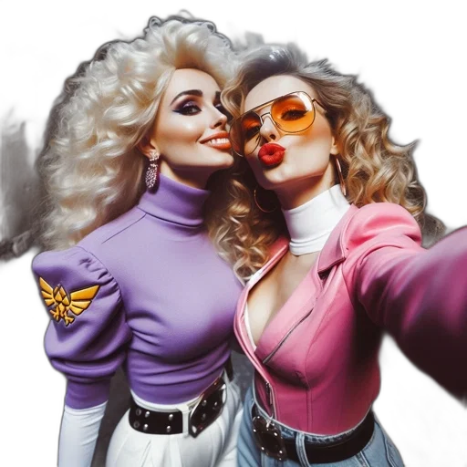 concept art, comic book art, photorealistic, vaporwave transparent PNG cut-out