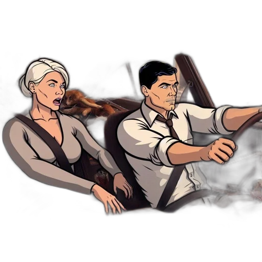 concept art, comic book art, cartoon, pixel art transparent PNG cut-out