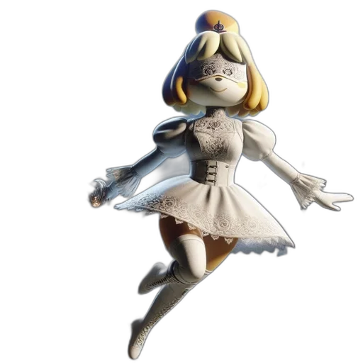 dress, staff, mask, robot transparent PNG cut-out