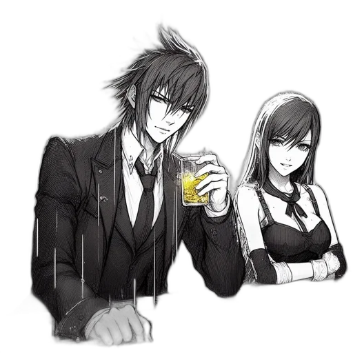 anime, concept art, cartoon, comic book art transparent PNG cut-out