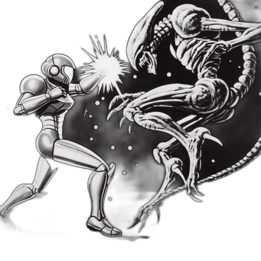 comic book art, concept art, fantasy art, outer space transparent PNG cut-out