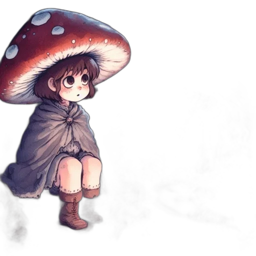 hat, umbrella, flower, dress transparent PNG cut-out