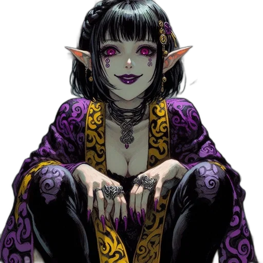 jewelry, face, staff, fantasy art transparent PNG cut-out