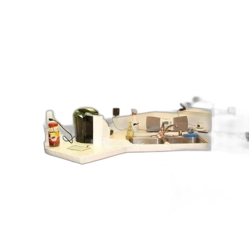 furniture, bottle, 3d render, concept art transparent PNG cut-out