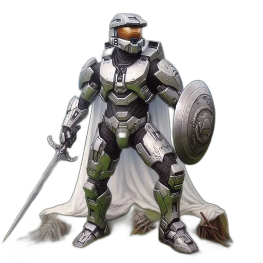 robot, sword, weapon, concept art transparent PNG cut-out