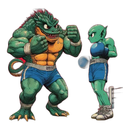 concept art, pixel art, 3d render, comic book art transparent PNG cut-out