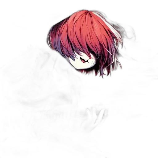 mask, face, hair, creature transparent PNG cut-out