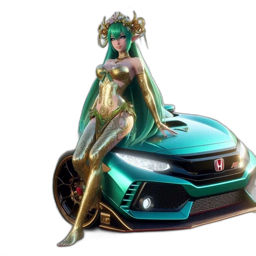 car, jewelry, concept art, fantasy art transparent PNG cut-out