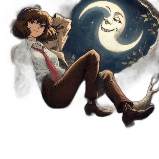 staff, mask, creature, concept art transparent PNG cut-out