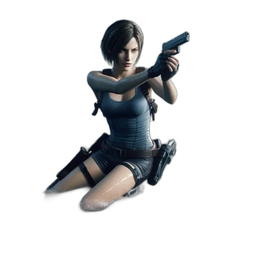 weapon, concept art, pixel art, 3d render transparent PNG cut-out
