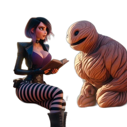 creature, animal, dress, concept art transparent PNG cut-out