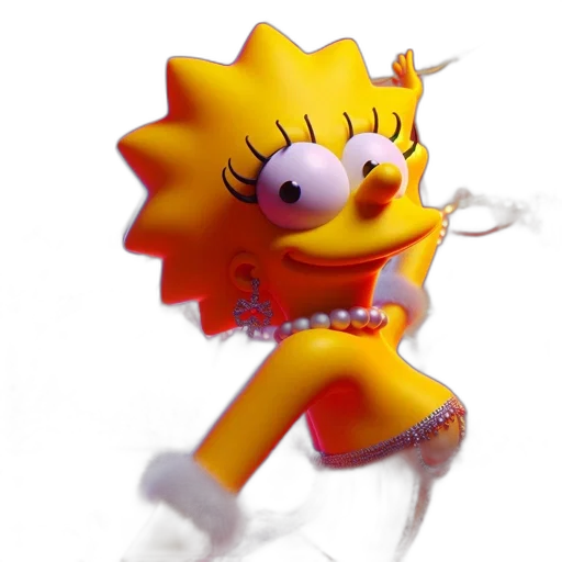 flower, staff, creature, robot transparent PNG cut-out
