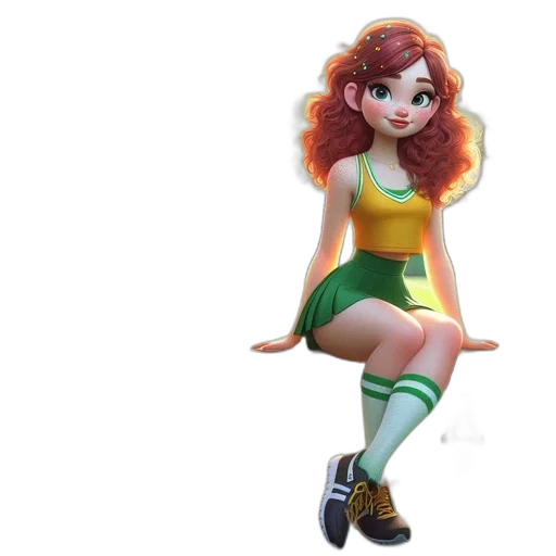 dress, concept art, 3d render, fantasy art transparent PNG cut-out