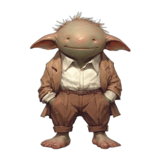 staff, creature, jacket, animal transparent PNG cut-out