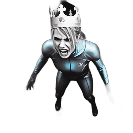 crown, robot, mask, creature transparent PNG cut-out