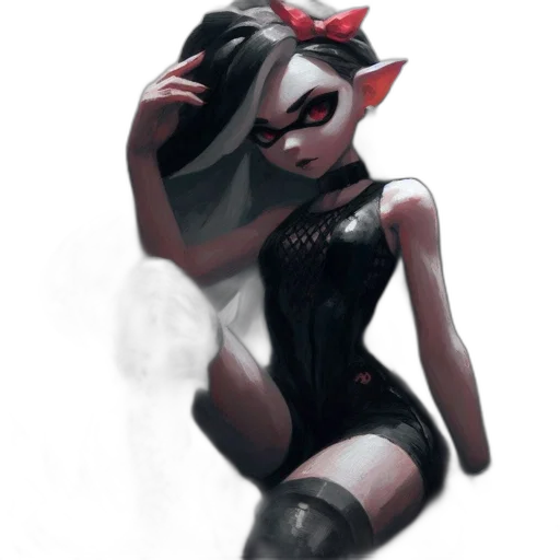 dress, mask, weapon, staff transparent PNG cut-out