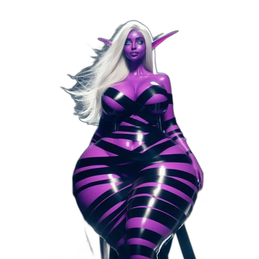 dress, creature, concept art, fantasy art transparent PNG cut-out