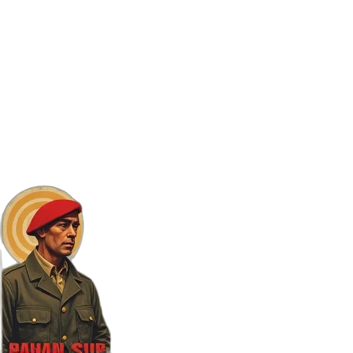 hat, jacket, weapon, staff transparent PNG cut-out