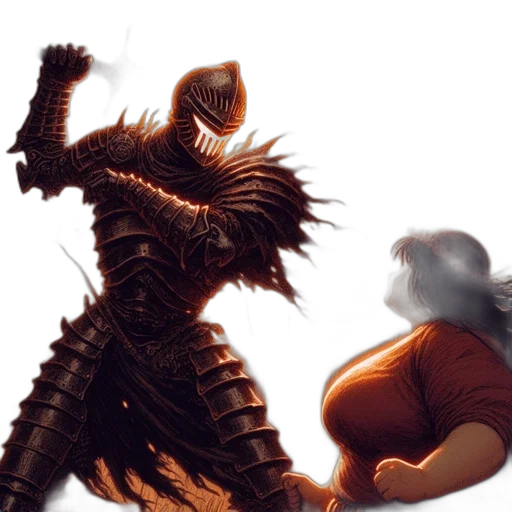 dragon, sword, concept art, comic book art transparent PNG cut-out