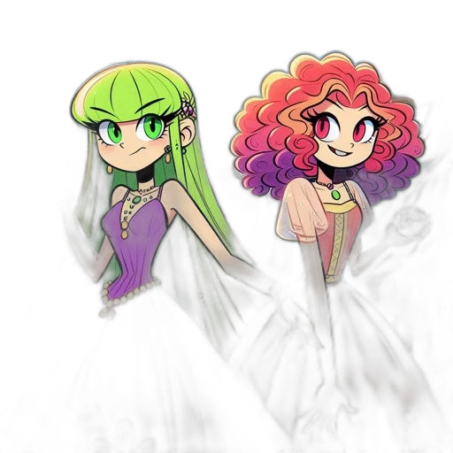dress, crown, pixel art, concept art transparent PNG cut-out