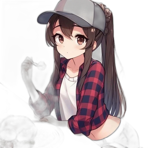 hat, staff, weapon, face transparent PNG cut-out
