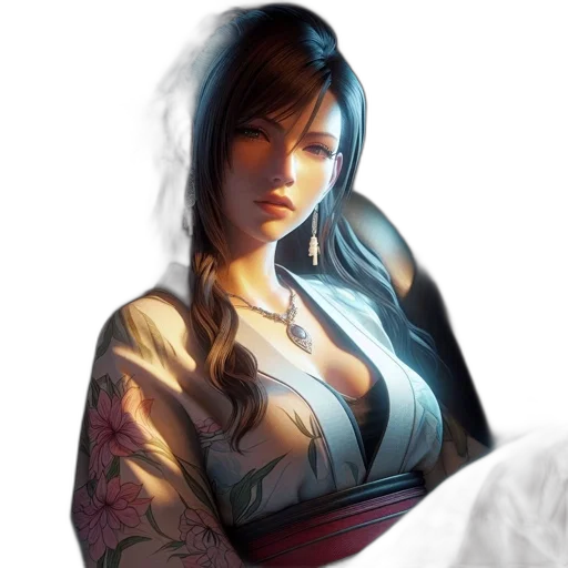 dress, face, fantasy art, concept art transparent PNG cut-out