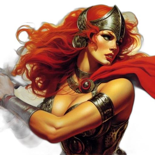 fantasy art, comic book art, concept art, photorealistic transparent PNG cut-out