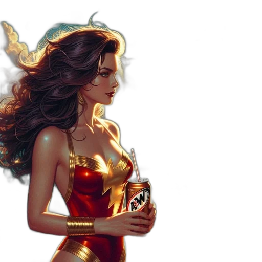 fantasy art, concept art, comic book art, photorealistic transparent PNG cut-out