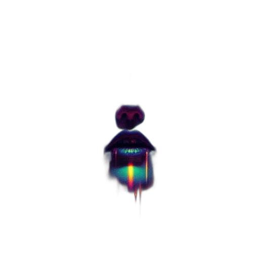 robot, umbrella, creature, face transparent PNG cut-out