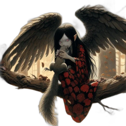 animal, dragon, creature, fantasy art transparent PNG cut-out