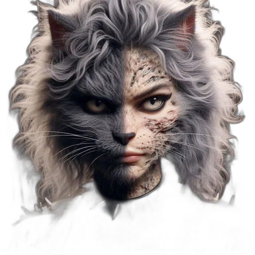animal, mask, creature, face transparent PNG cut-out