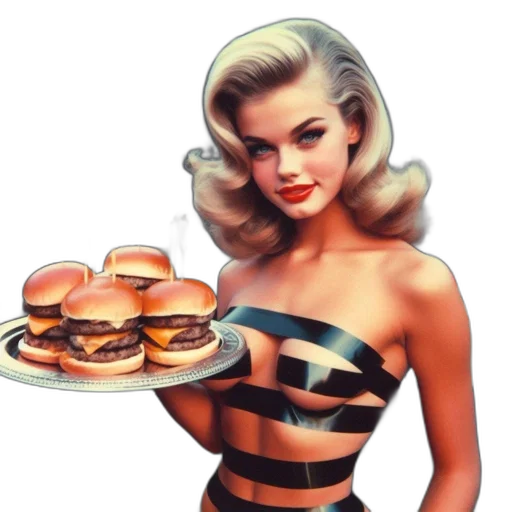 food, dress, comic book art, concept art transparent PNG cut-out